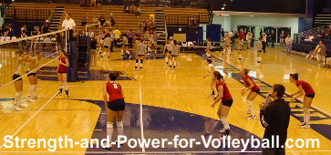 volleyball serve receive line up for setter in position 2