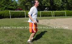 volleyball exercises - ankle hops