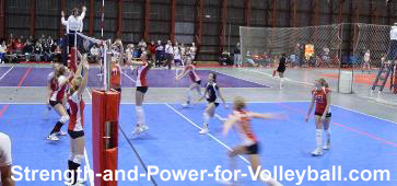 volleyball techniques player approaching