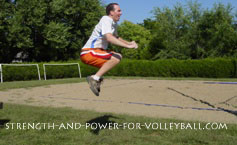 volleyball exercises - tuck jumps