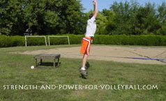 volleyball exercises - vertical jumps
