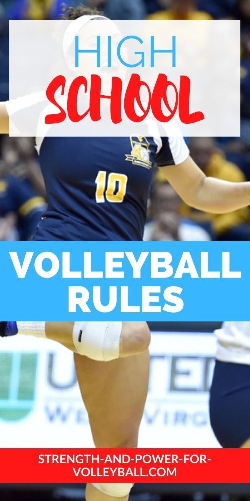 high school volleyball rules