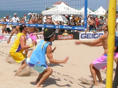 Manhattan beach 6 man volleyball tournament