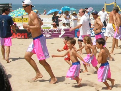 Manhattan beach 6 man volleyball tournament