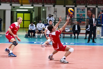 Playing Volleyball Defense