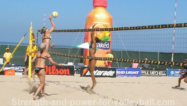 Sand volleyball skills and strategy