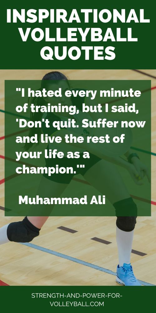 Inspirational Volleyball Quotes