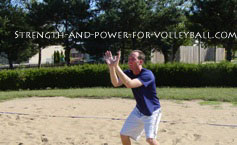 Volleyball tips for defense face dig
