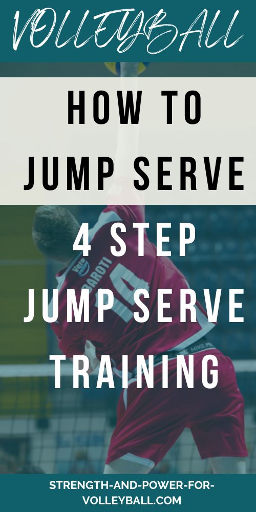 How to Jump Serve 4 Step Jump Serve Training