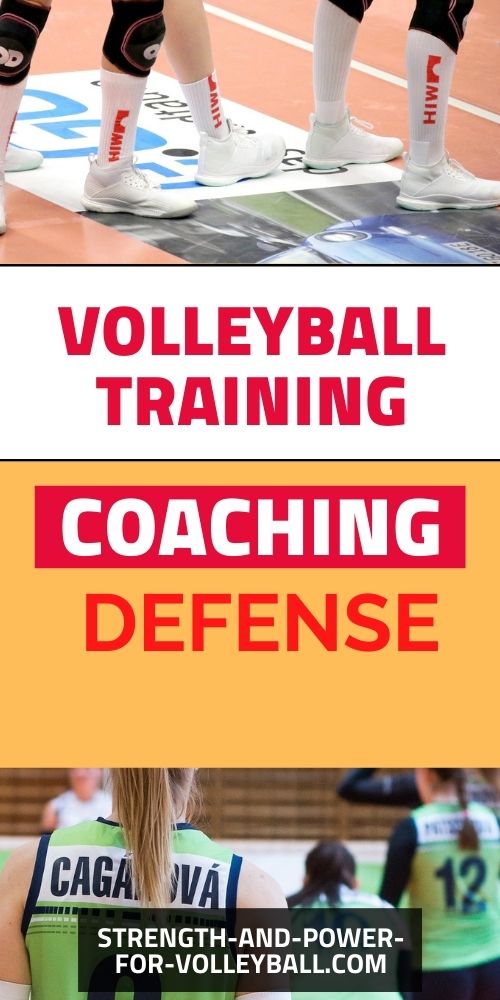 Man Up Defense for Volleyball