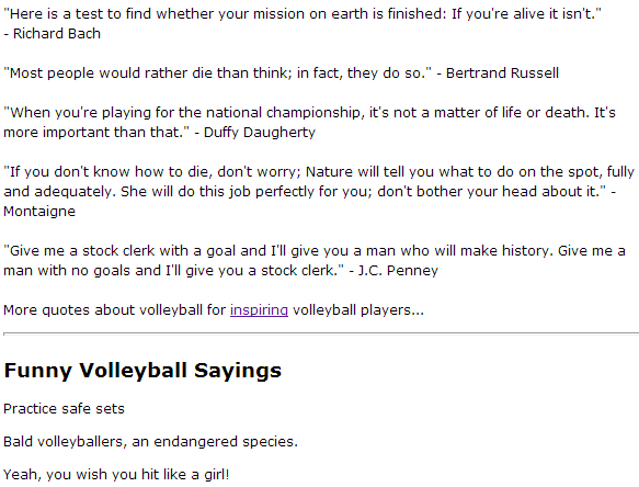 Volleyball Quote By Famous Athletes