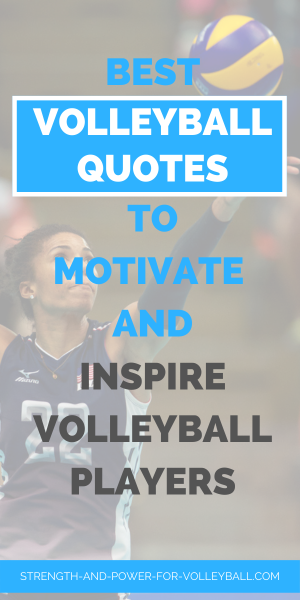 Volleyball sayings for volleyball teams