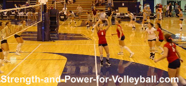 Volleyball techniques for setting