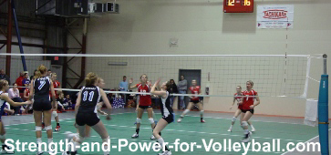 Volleyball skills setting
