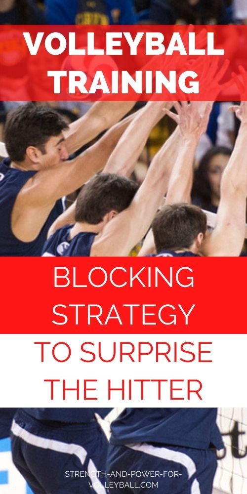 strategy for blocking a volleyball