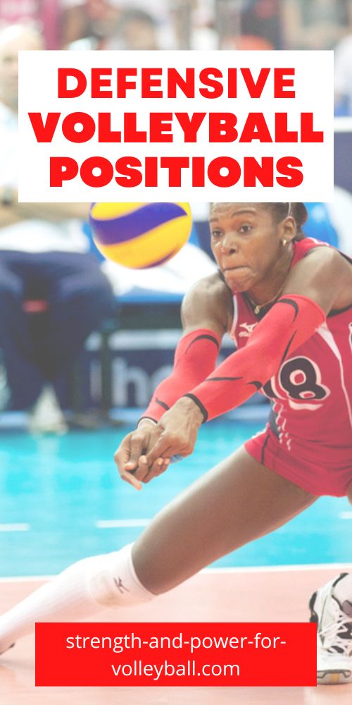 Defensive Volleyball Positions