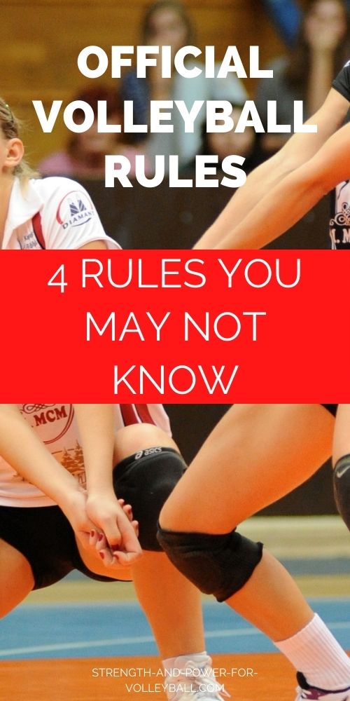 4 Volleyball Rules You May Not Know