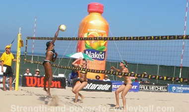 Sand volleyball skills and strategy
