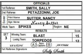 Scorekeeping scoresheet and how to keep score in usav and fivb volleyball end of match info