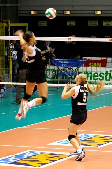 Training Volleyball Hitting