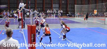 Volleyball skills blocking