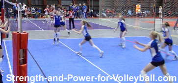 Volleyball strategies for approaching to hit