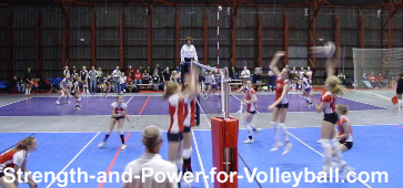 strength and power for volleyball