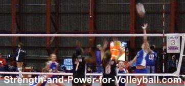 Tipping a Volleyball