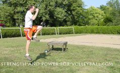 Volleyball jumping exercises