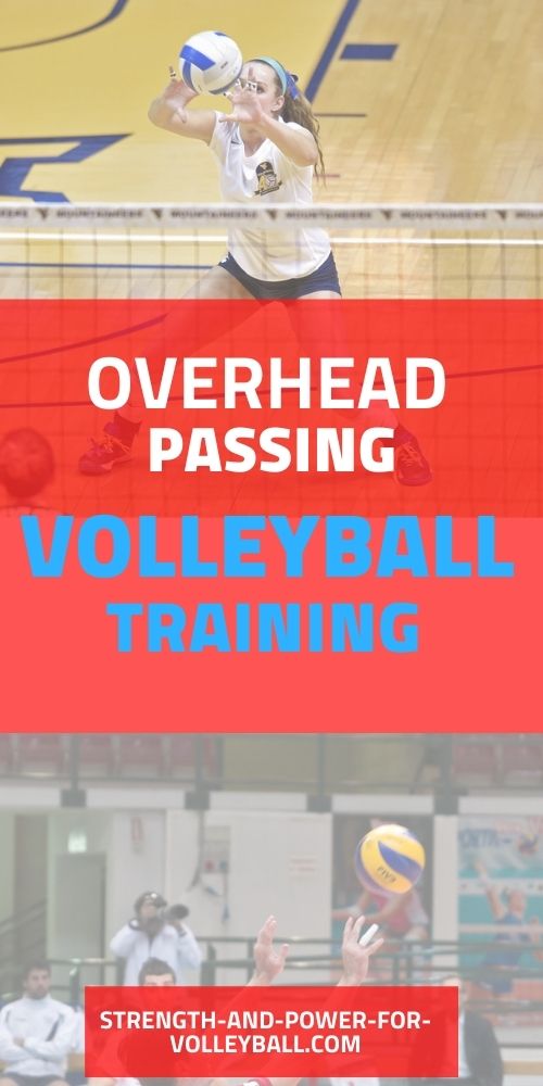 Volleyball passing tips for the overhead pass