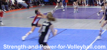 Digging Hard Driven Volleyballs