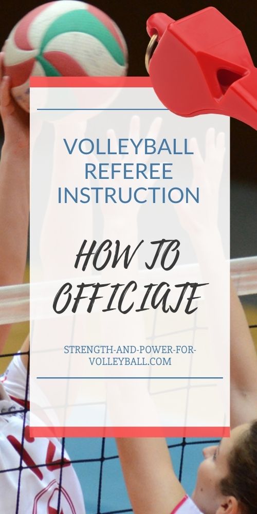 How to Officiate Volleyball