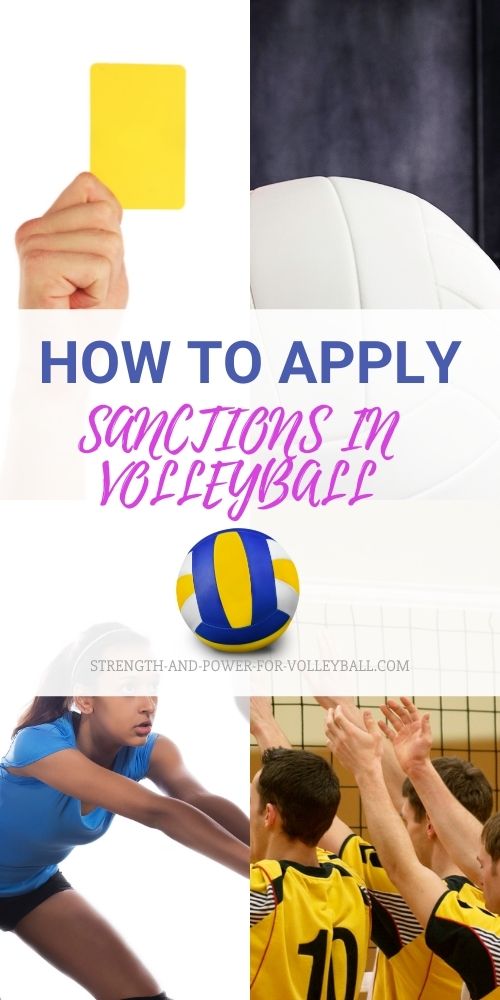 How to Apply Sanctions in Volleyball