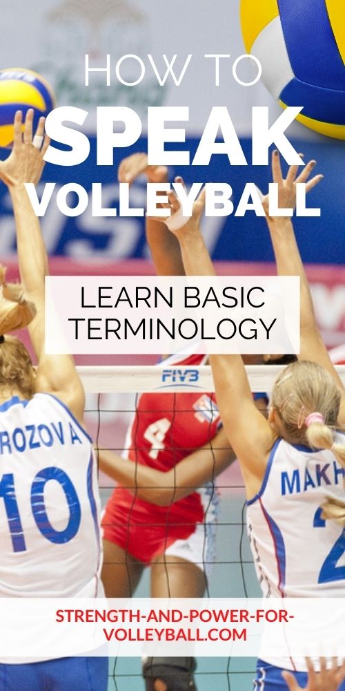 Learning Volleyball lingo