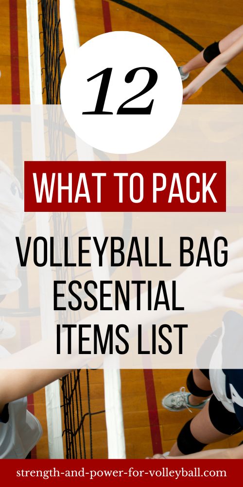 12 Essential Items for Volleyball