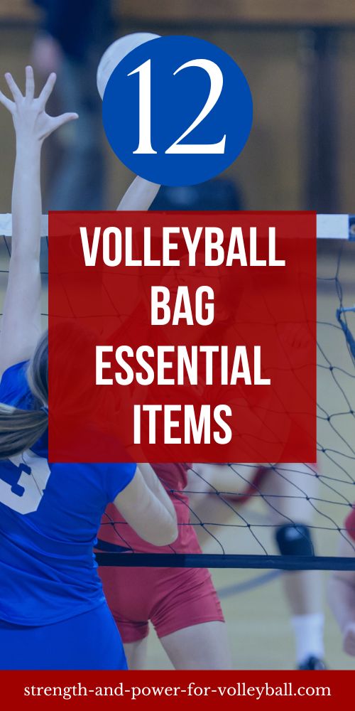 12 Volleyball Bag Essential Items
